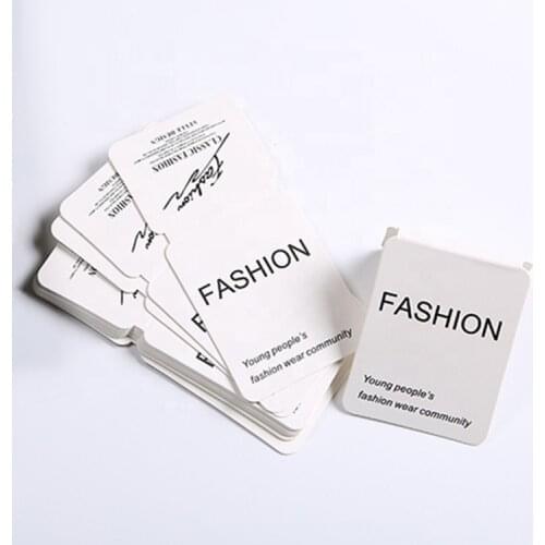 Customer design garment hang tags wholesale