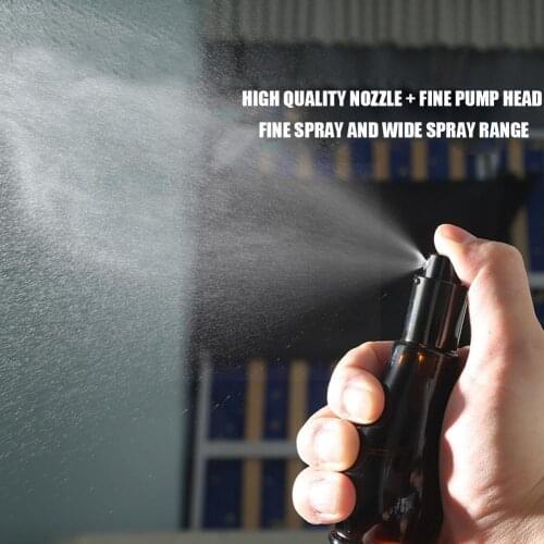 Empty Dropper Bottle Amber essential oil Glass Aromatherapy For massage Pipette 50ml Liquid Drop Refillable Bottles Brown W2G6