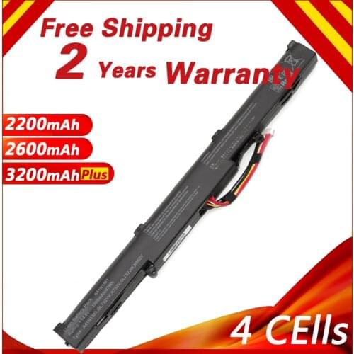 Goloolo 4 CELLS Laptop Battery for ASUS A41N1501 GL752JW GL752 GL752VL GL752VW N552 N552V N552VW N752 N752V N752VW Series