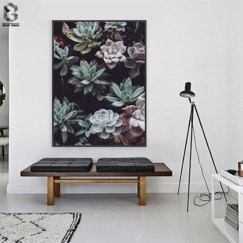 Cactus Canvas Posters and Prints Nordic Wall Art Succulent Painting Plant Scandinavian Decoration Picture for Living Room Decor