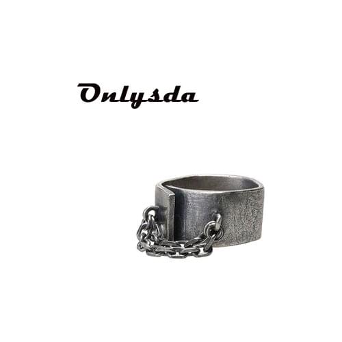 New jewelry 2020 stainless steel rings engagement Chain designer Retrp Ring Punk Male Vintage Anel gifts for boyfriend OSR513