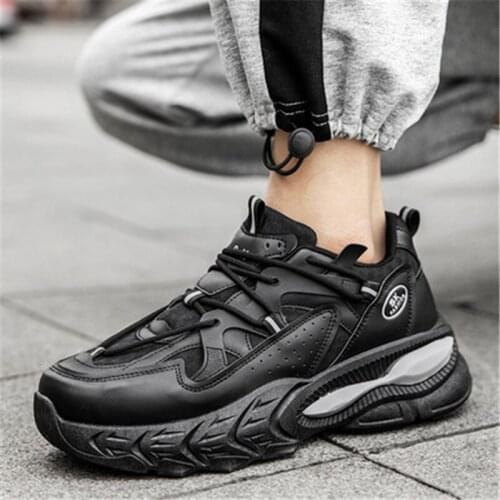 Autumn New Casual Thick Bottom Man Fashion Mesh Surface Sneakers Zapatillas Hombre 2021 Korean Version Versatile Ventilation