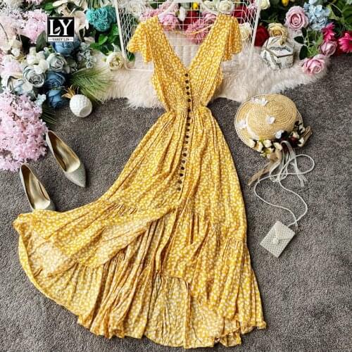 LY VAREY LIN Boho Summer Dresses
