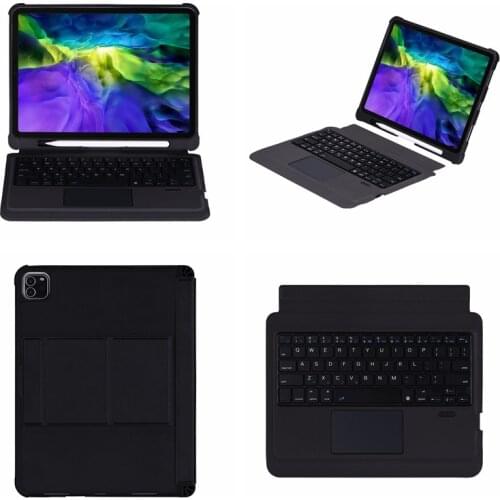 Pen slot Magnetic Cover for iPad Air 4 Air4 10.9 Pro 11 2020 2018 Case Detachable Wireless Bluetooth Touchpad Keyboard + Mouse