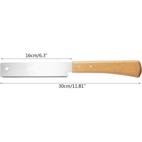Mini WoodWorking Hand Saws Double Sides Steel SK5 Tenon Saw Fine Tooth Wood Handle Drop Ship
