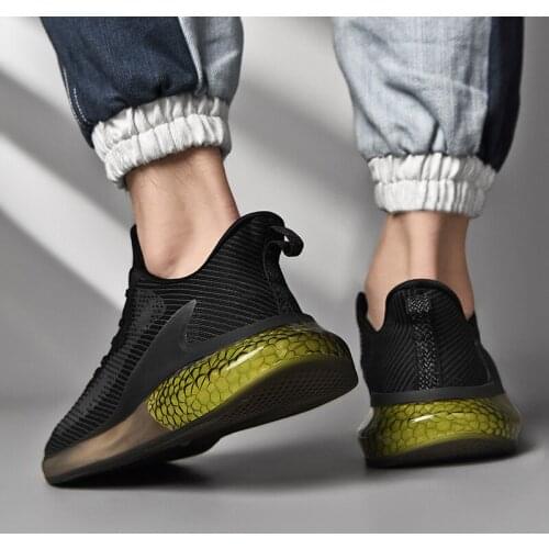 Male Sneakers Men Casual Shoes Man White Spring Solid Fashion Knitting Sneaker Mens Causal Sneakers Light Breathable