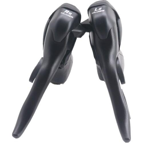 Micronew Dual Control Levers Road Bike Shifters Double 9 speeds For SHIMANO ST-3500 Sora Shifter/Brake Lever STI Set 2x9 Speed