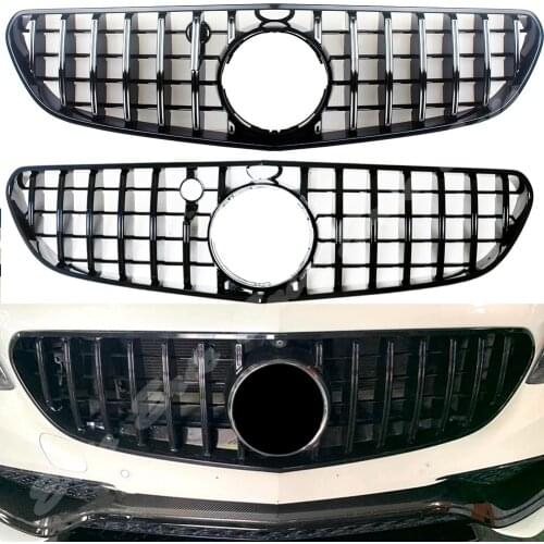 Car Front Racing Billet Bumper Grille Upper Facelift Grill For Mercedes-Benz W217 S63-Coupe AMG 2015 2016 2017
