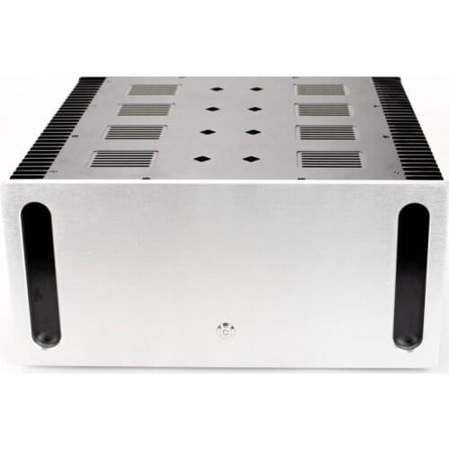 Luxury Aluminum class A amplifier Enclosure tube Amplifier Box DIY Case CJ153