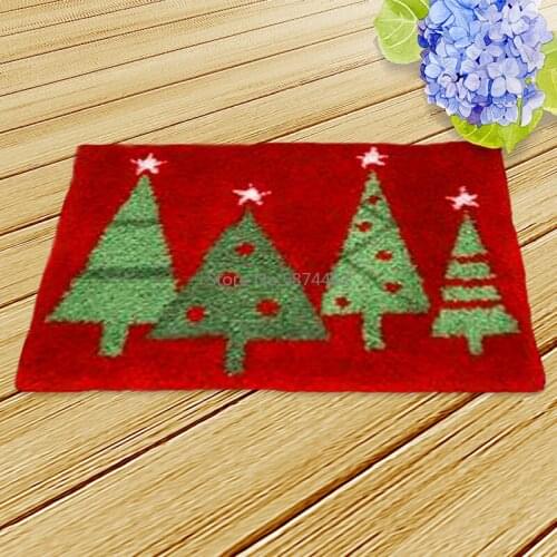 Christmas Stocking Door Hook Carpet Kit Carpet Accessories Door Hook Embroidery Kit DIY Hand Embroidery