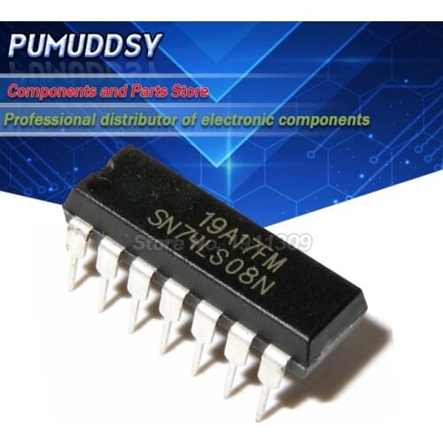 10PCS SN74LS08N SN74LS08 HD74LS08P 74LS08 DIP14 IC