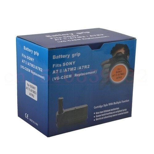 Camera Vertical charge Battery Grip for Sony Alpha A7II A7RII A7M2 VG-C2EM DSLR