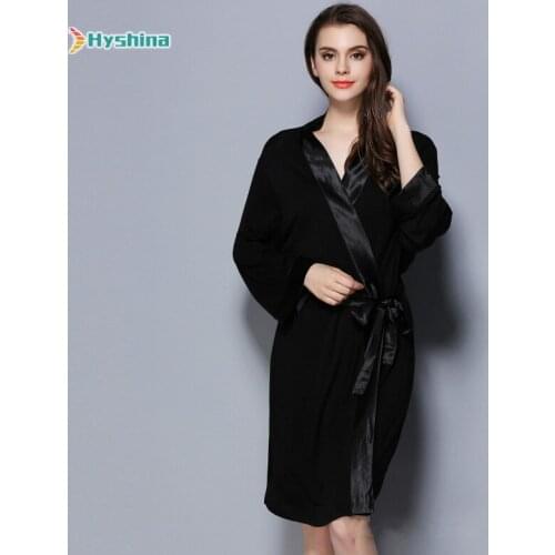 High Quality Exquisite Border Modal Robe Bathrobe