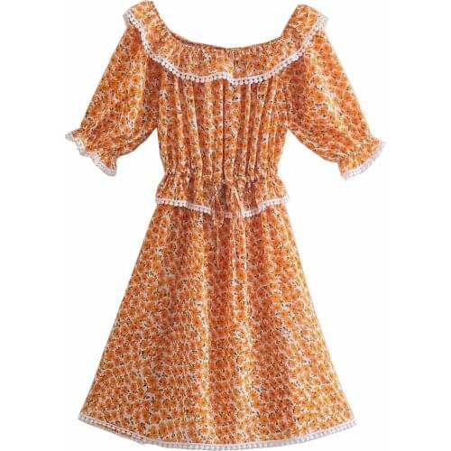 Желтые летние платья Zary Daisy China At AliExpress