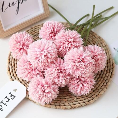 1Pcs Artificial Flowers Hyacinth Dandelion Home Decoration Wedding Simulation Flowers HY99