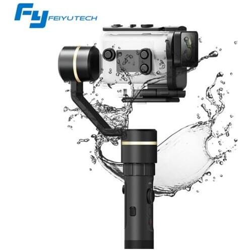 FeiyuTech G5GS 3-Axis Handheld Gimbal Stabilizer for Sony AS50 AS50R Sony X3000 X3000R Splash Proof 130g-200g camera