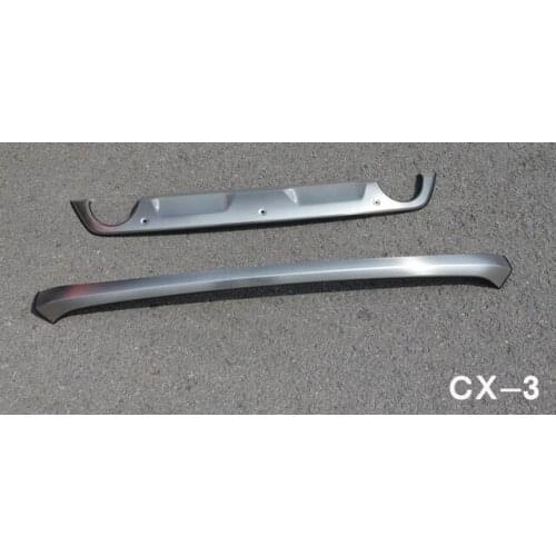 304 Stainless steel front and rear Bumper Protector Skid Plate cover fit for Mazda CX-3 cx3 2014-2019 Car styling