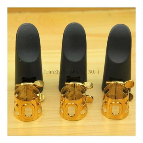 3ste Ligature and cap for clarinet and Alto Sax Clamp