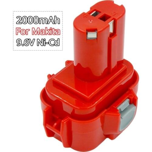 Power Tools Rechargeable Battery 2Ah Nicd for Makita 9.6V Battery PA09 9100 9122 9134 9135 9120 cordless screwdriver batteries