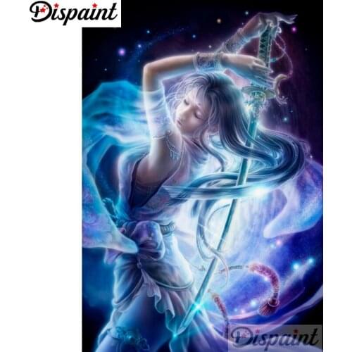 Dispaint Full Square/Round Drill 5D DIY Diamond Painting "Cartoon fairy" Embroidery Cross Stitch 3D Home Decor A12074