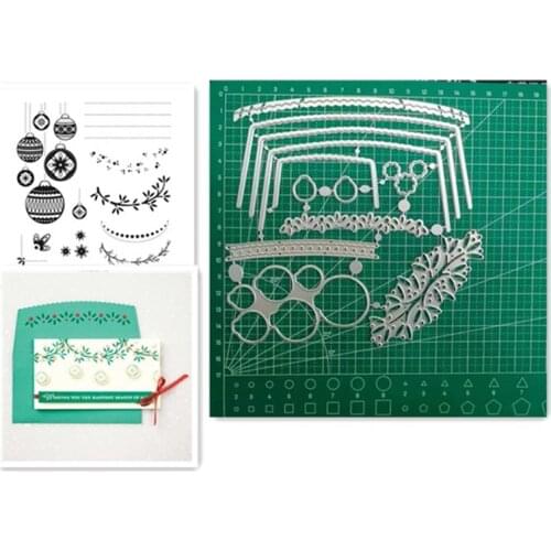 Ornamental Metal Cutting Dies and stamp Stencils for DIY Scrapbooking Hands-on Embossing Dies Cuts Craft Cards Making Stencils