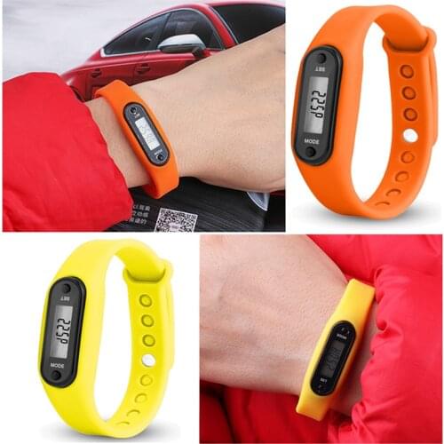 Fitness Tracker LCD Silicone Wrist Pedometer Run Step Walk Distance Calorie Counter Wrist Adult Sport Multi-function polar Watch
