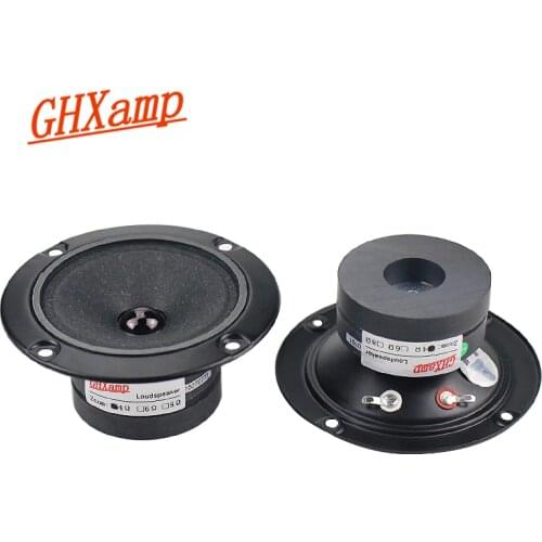GHXAMP 98mm Tweeter Dual Magnetic Paper Tray Treble 4ohm 5W 10W 95dB KTV Loudspeaker 2pcs