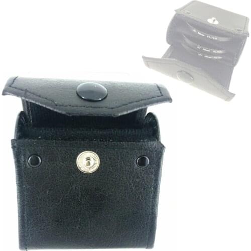 Camera Filter PU Leather Case Box Pouch Bag for MC UV CPL ND Star Close-up Gradual Color Soft FLD Skylight Filters
