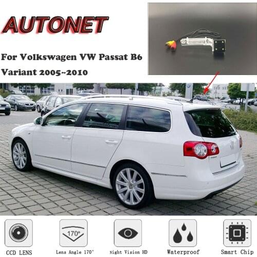 AUTONET HD Night Vision Rear View camera For Volkswagen VW Passat B6 Variant sedan 2005~2010/Backup Camera/license plate camera