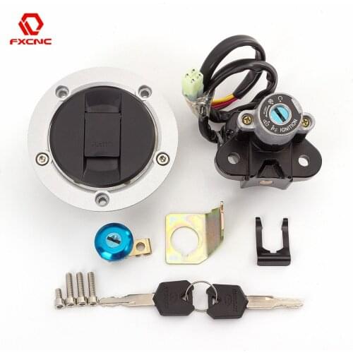 For Suzuki SFV650 Gladius SFV 650 2009-2015 Motorcycle Ignition Switch Gas Cap Fuel Tank Cover Seat Lock Key Set