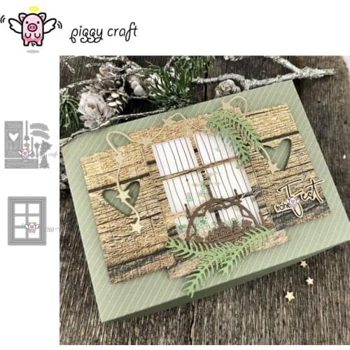 Piggy Craft metal cutting dies cut die mold Window decoration Scrapbook paper craft knife mould blade punch stencils dies