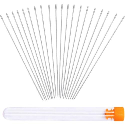 Nonvor 20pcs Beading Needles Threading Large Eye Stitching Needles Jewelry Making Tools High Quality DIY Craft Making Accessorie