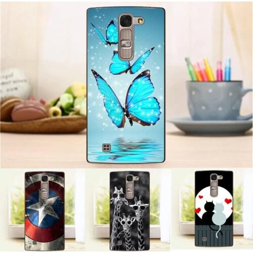 Newest Hard Back Case for LG Magna G4c H522Y H502f H500F H525N Flower Crown Tower Pattern Cover For LG G4 Mini Case