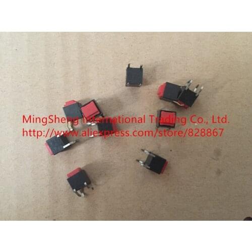 Original new 100% silent waterproof dustproof rubber buttons 6*6*6.5 push button switch