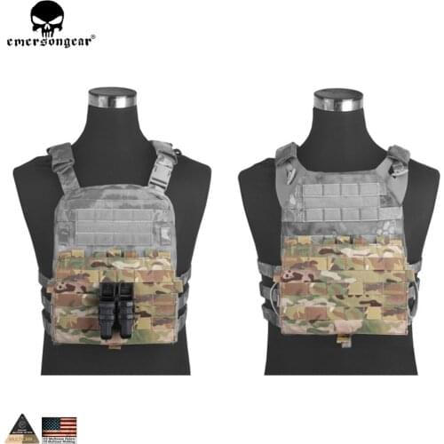 Emersongear MOLLE Panel For AVS JPC 2.0 VEST Hunting Vests Accessories Multicam Black EM9288