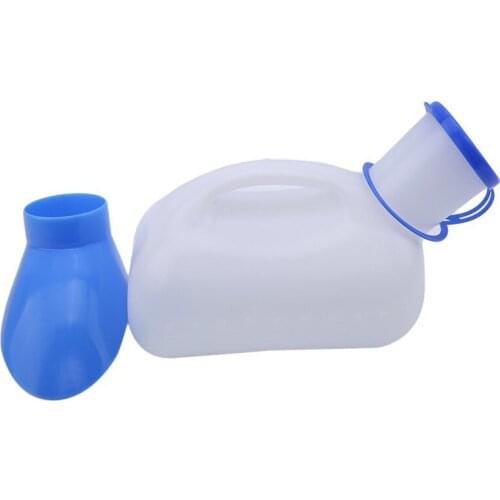 1000ML Female Male Portable Urine bag Car Travel Unisex Mobile Urinal Toilet Aid Bottle Outdoor Standing Potty Pee Funnel Peeing