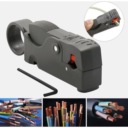 Adjustable Automatic Wire Stripper Multi-function Wire Stripper Cable Tool Stripping Crimping Tool Hexagon Wrench Accessories