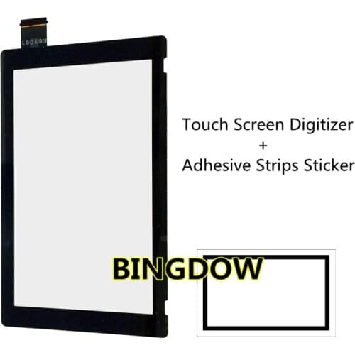 Touch Screen Digitizer Glass Panel Replacement for NS Switch Console Adhesive Strips Sticker for NS Switch Gamepad Accessories