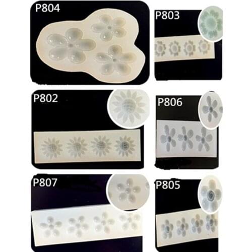 Llittle flower series silicone Wax tablets decoration mould chocolate mold diy