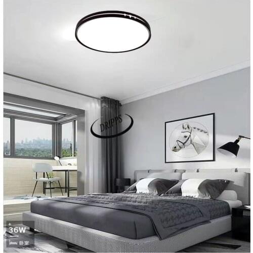 Modern round bedroom LED ceiling lamp Nordic style ceiling lamp hotel bedroom lighting lamp factory direct light ceiling light