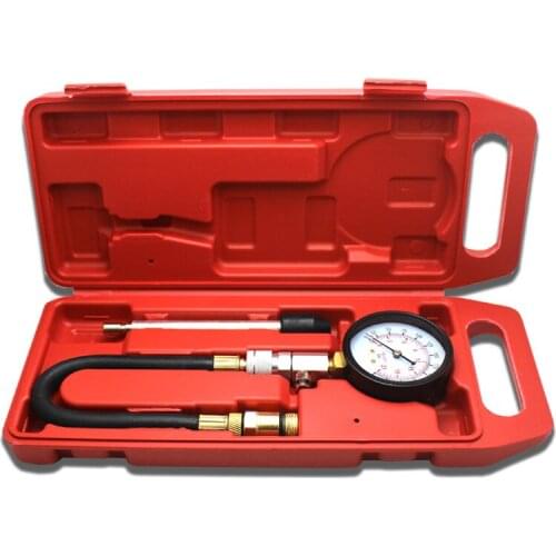 G324 Meter Gasoline Compression Tester Gauge Vacuum Tester Compression Meter Engine Cylinder Compression Gauge Pressure