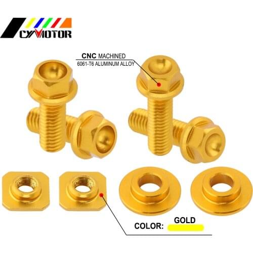 Motorcycle Rear Fender Screw Bolt For SUZUKI RMZ250 RMZ 250 2007 2008 2009