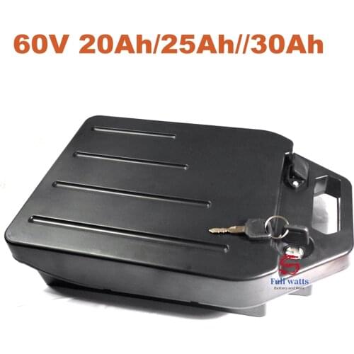 Waterproof 60V 30Ah Lithium ion battery 60v 20Ah 25Ah for 2000W two Wheel Foldable citycoco X7 X8 X9 scooter + 3A charger