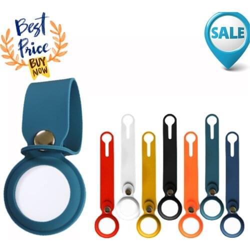 For Apple Airtags Liquid Silicone Protective Sleeve For Apple Locator Tracker Anti-lost Device Keychain Protective Sleeve