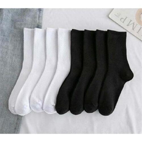 10 Pairs Japanese Cotton Hip Hop Breathable Mid Tube Socks Skateboard Socks Soft Long Sock for Men Women Unisex