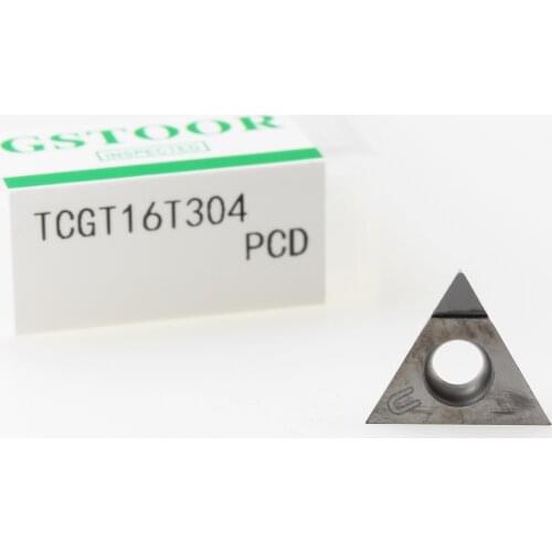 2PCS TCGT TCGT080204 TPGT090202 TPGT110202 PCD CBN Inserts Turning Tools Lathe Cutting Tool Hardness Blades