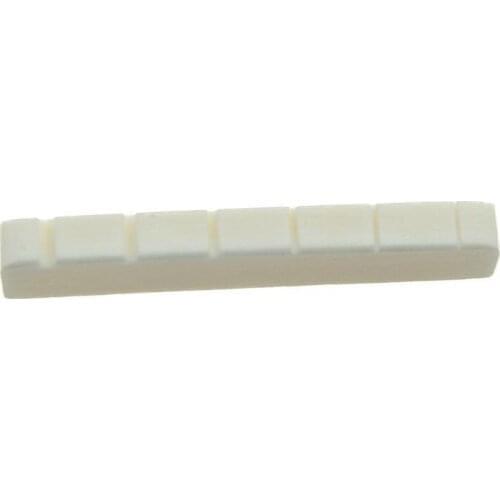 43x6 Flat Base Cattle Bone Guitar Nut Real Pure Bone Nut for LP LP Guitars
