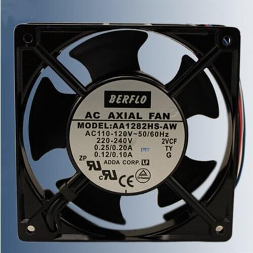 AA1282HS-AW 12038 110V 220V dual voltage AC fan 6 Month Warranty