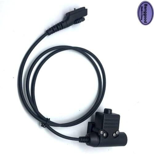 Z-Tactical Bowman Elite U94 PTT Headset Cable Plug Adapter for Hytera HYT PD702 PD700 PD700G PD780 PD780G PD780GM Walkie Talkie