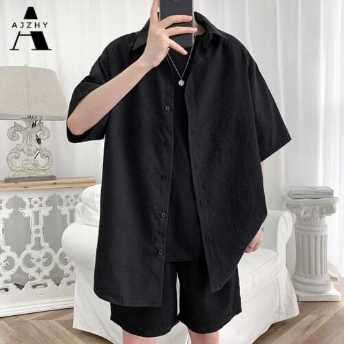 AJZHY Men's Cotton Shirts